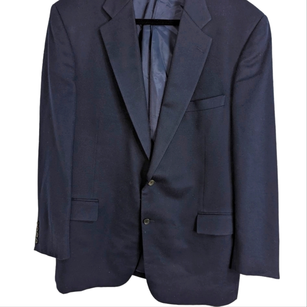 Loro Piana 100% Cashmere ( Brooks Brothers Navy Blazer..Size 46L - Picture 2 of 12